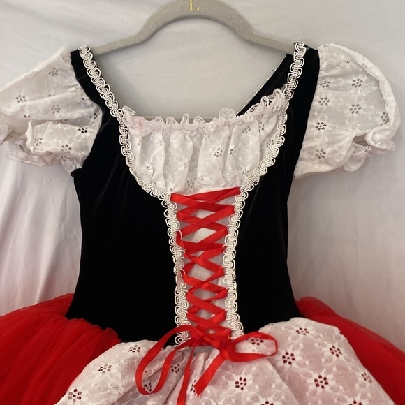 Little red riding hood costume child medium red tutu - Picture 2 of 5